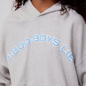 🔥NEW🔥 Authentic Boys Lie 1-800-Boys-Lie Oversized Racer Hoodie M/L